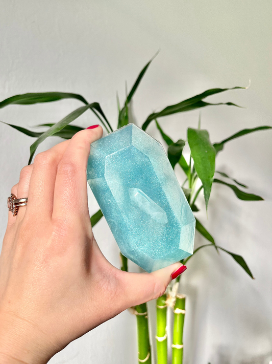 Crystal Clear Soap Gem