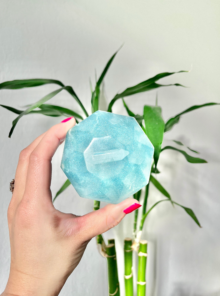Crystal Clear Soap Gem